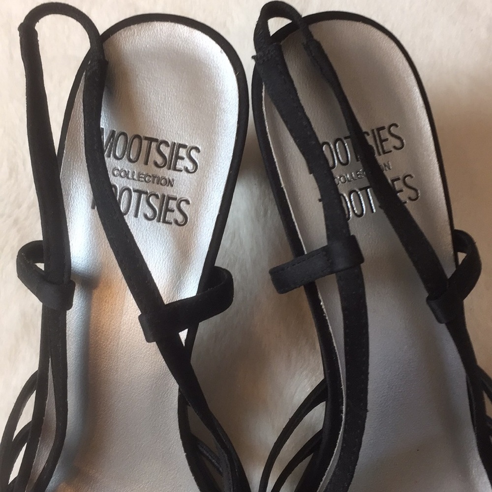 Mootsies Tootsies Black strappy heel… - Picture 3 of 8